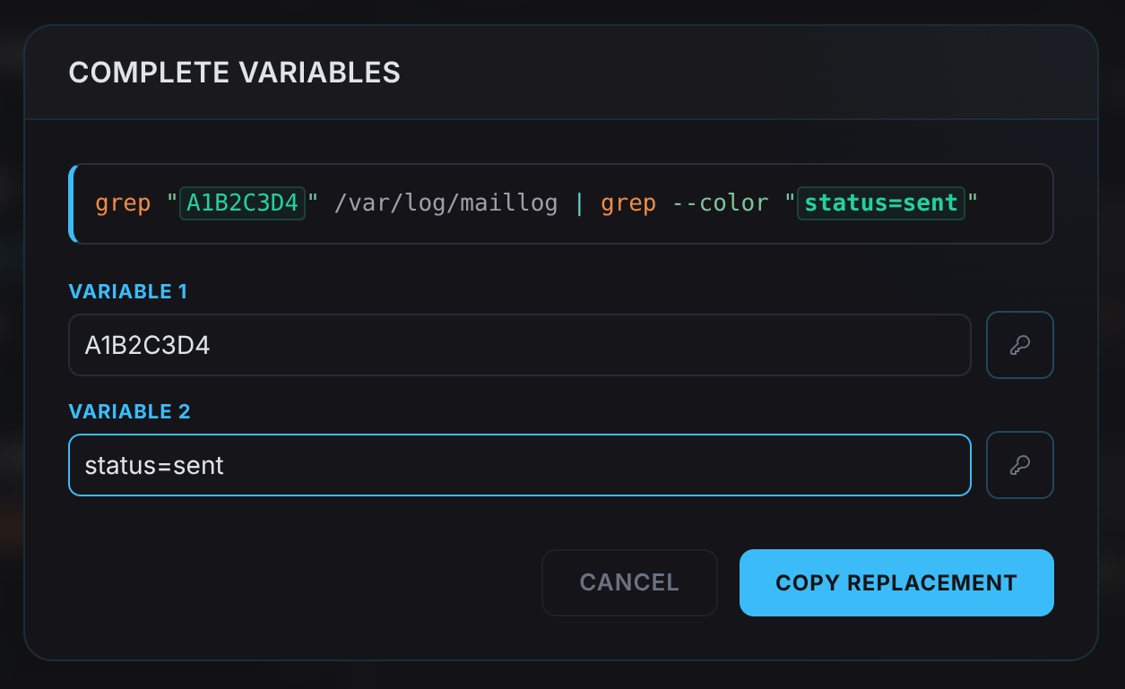 Dynamic Placeholders