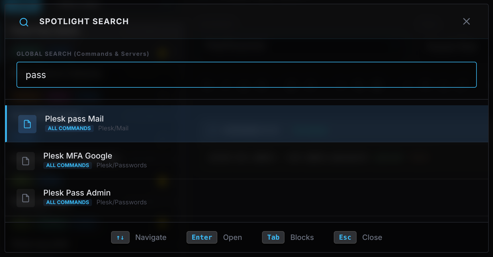 Spotlight Search